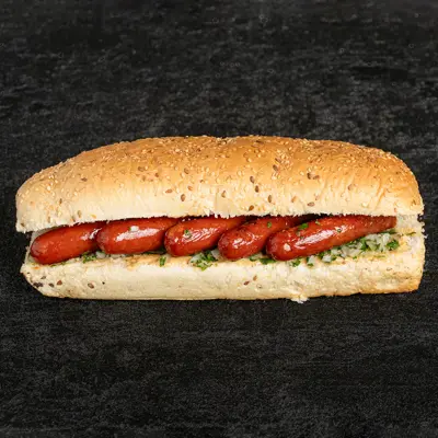 ساندویچ سوسیس شکاری